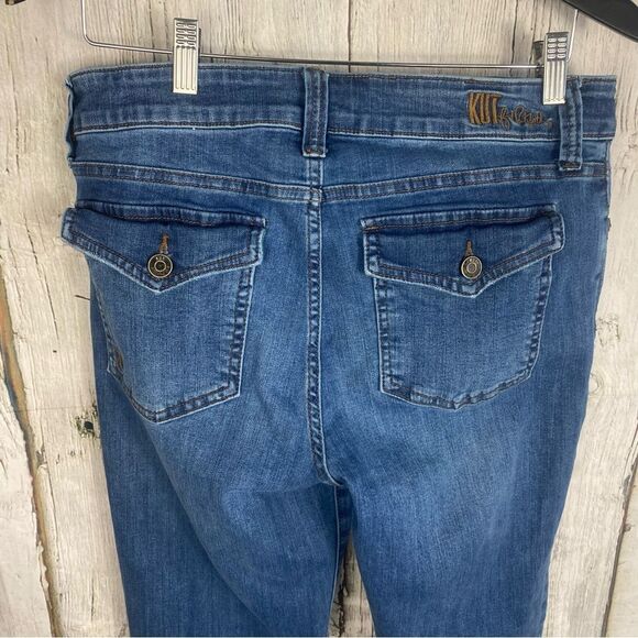 Kut from the Kloth Straight Leg Rough Hem Jeans Size 12   A - Picture 6 of 10
